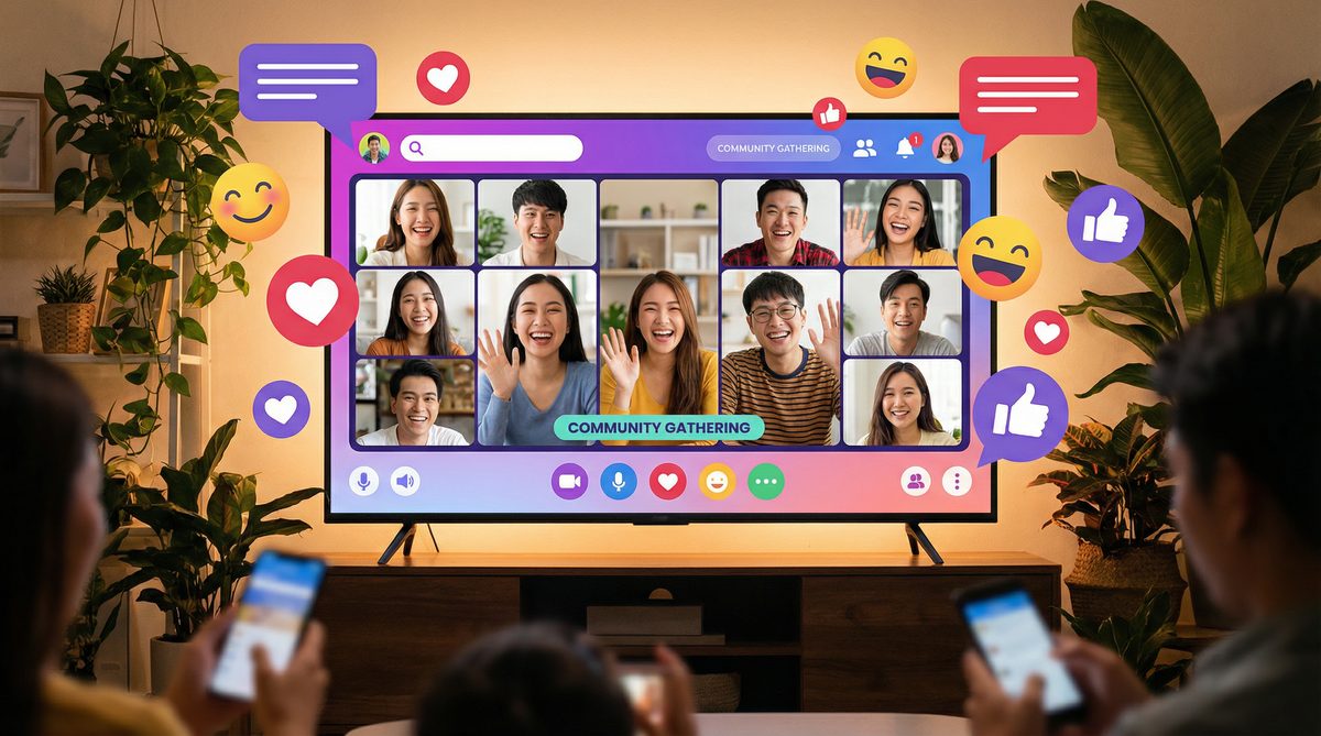 里番视频社区互动场景